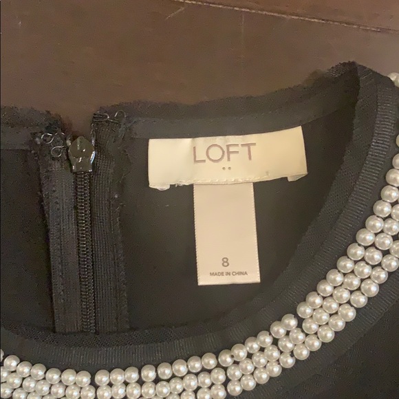 Loft black dress. Size 8. - Picture 3 of 3